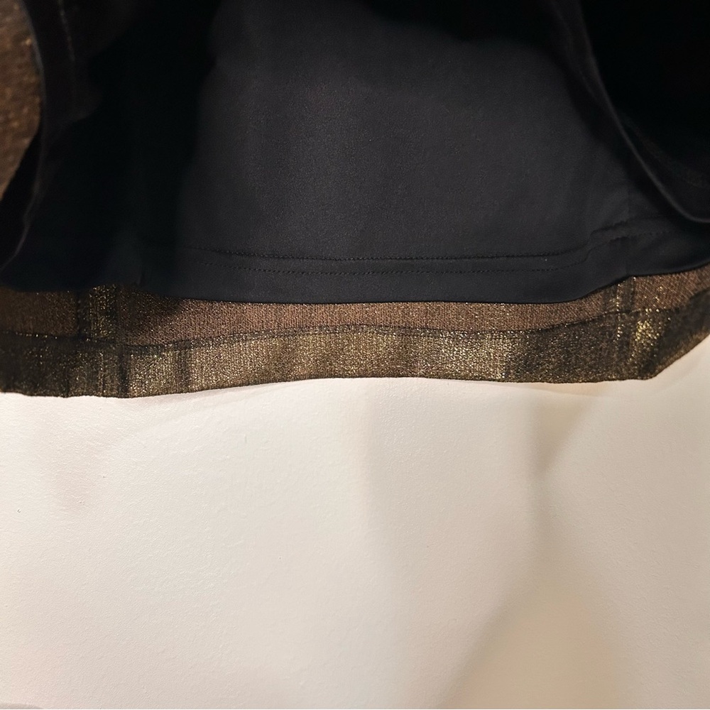 Zara Trafaluc Collection Metallic Gold Dress - Size Medium - Picture 6 of 11
